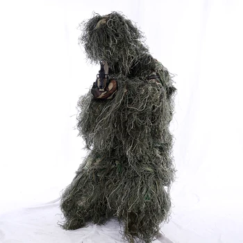 

2019 Hunting Clothes Suit Camouflage Ghillie Suit Outdoor Hunting Forest Apparel for Wargame Airsoft Tactical Jacket and Pants