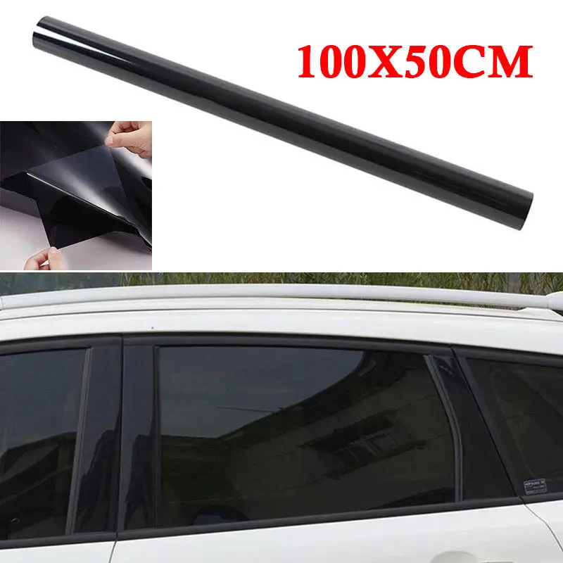 

1x0.5m High Quality Black Car Window TINT 5% VLT Sticker Decal Film With Scraper