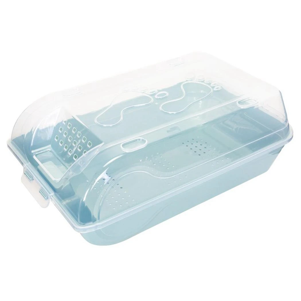 LUDA органайзер для хранения обуви прозрачный Штабелируемый ящик Бытовая пластиковая коробка для обуви