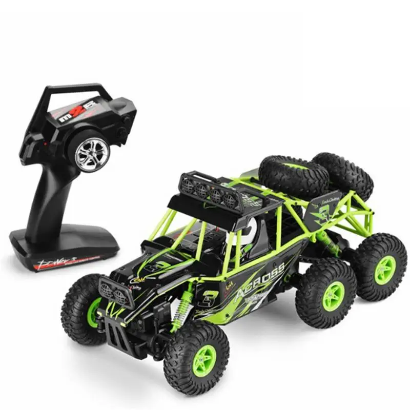 

1:18 Six - Wheel Drive Climbing Car 2.4G Remote Control Big Foot Buggy Toy RC 1:18 Mini Remote Control Dirt Bike Toy