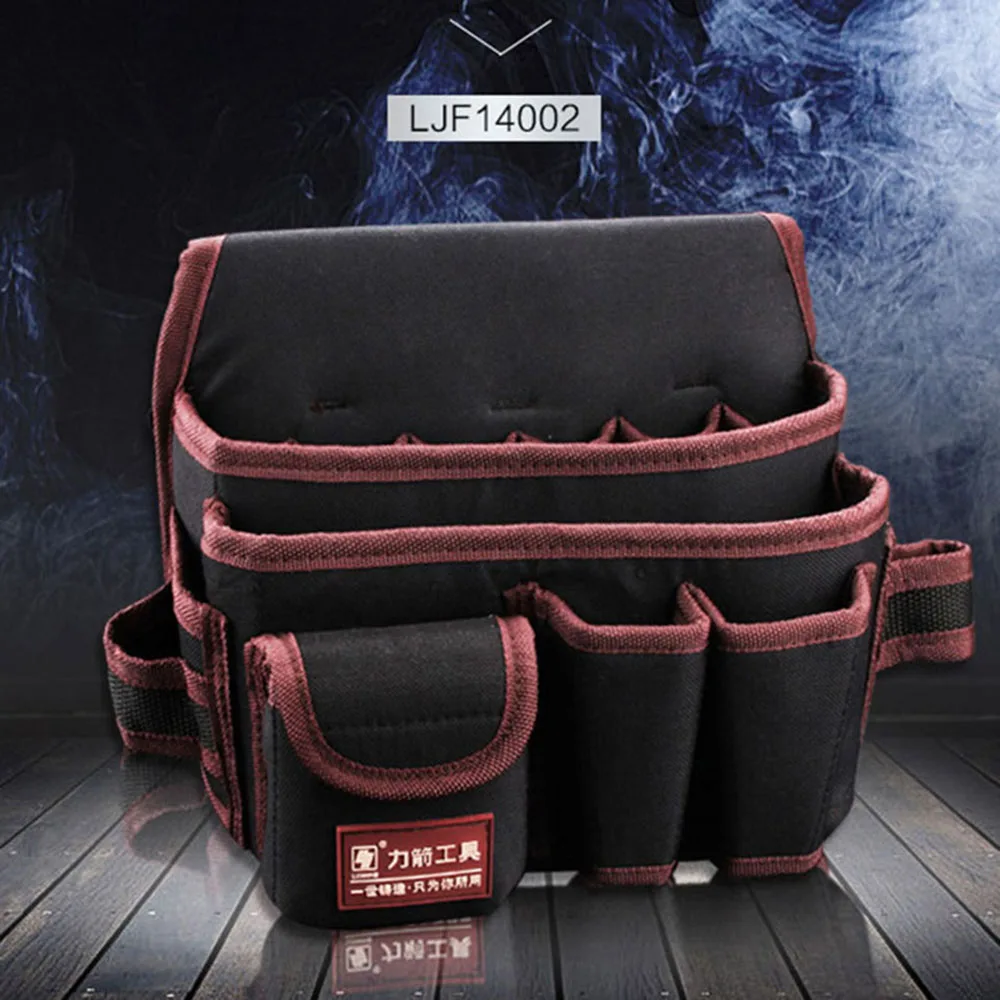 

Multi-functional Water proof Cloth Rivet fixed Tool Bag for matching set electrician tool kit waist-mounted tool bag