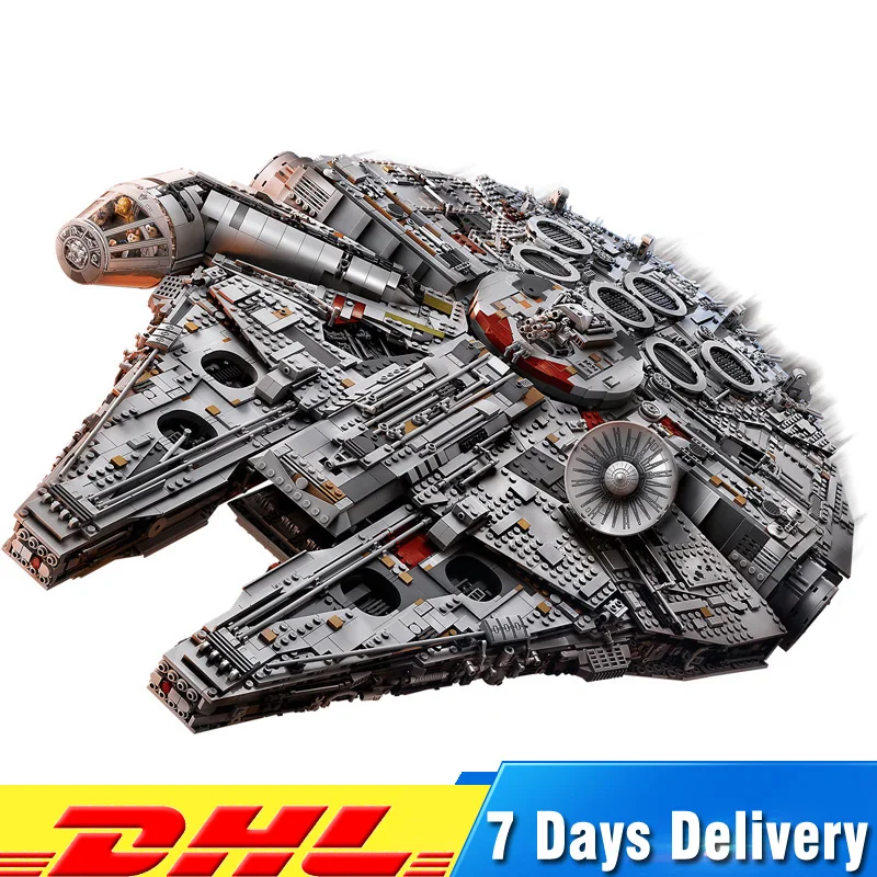 

5265pcs UCS Ultimate Collector's Millennium Falcon Model Building Blocks Compatible LegoINGlys 10179 Bricks Toys for Children