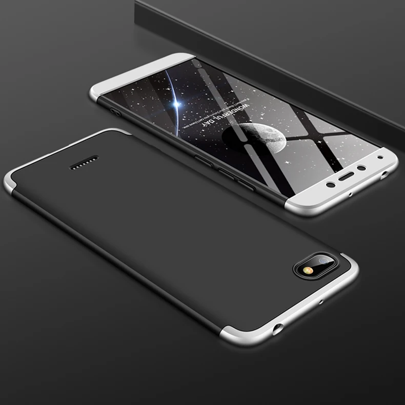 Чехол с полной защитой для Xiaomi Redmi 6A противоударный чехол поворотом на 360 градусов