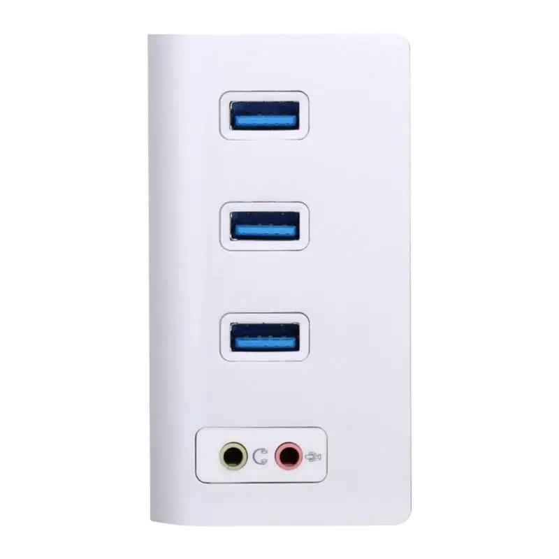 Acasis HS0047 Алюминий USB Высокоскоростной разветвитель USB3.0 концентратор с звуковая