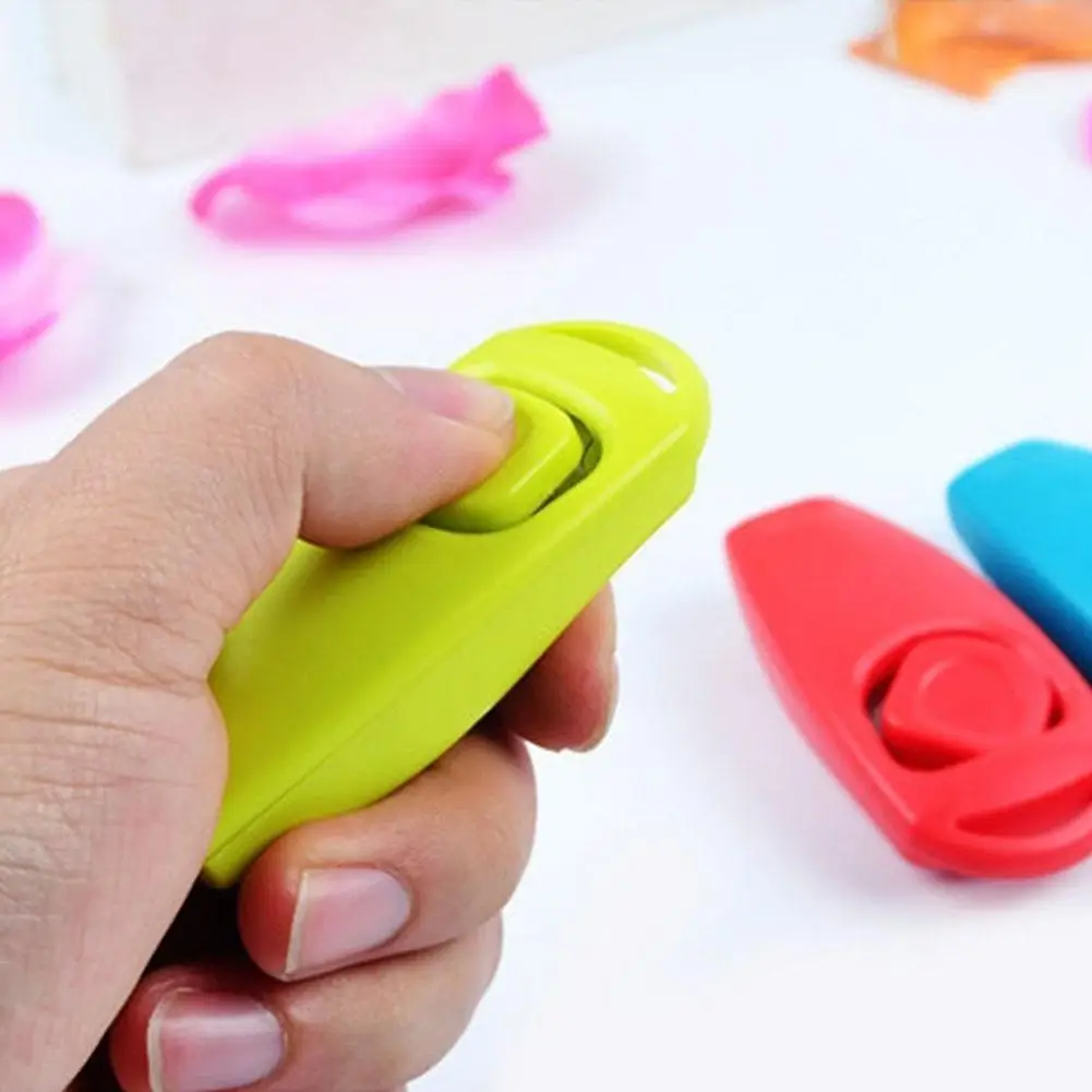 2 in 1 Universal Remote Portable Animal Dog Button Clicker Sound