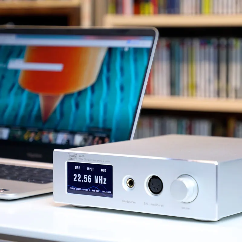 Флагманская версия Yulon DA10 DA9 обновленная полный баланс DSD512 DAC Hifi Fever класс A