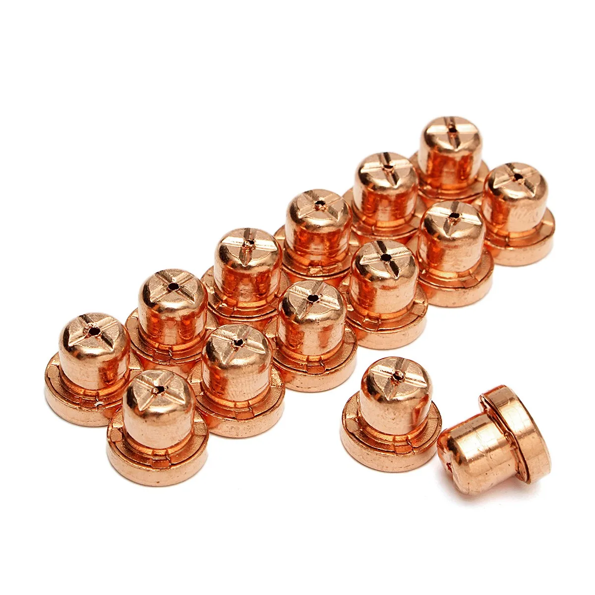 46Pcs/Set Ceramic Copper Air Plasma Cutting Cutter Consumables Extended TIP Nozzle Electrode For PT31 LG40 Torch CUT-50D 46Pcs/Set Ceramic Copper Air Plasma Cutting Cutter Consumables Extended TIP Nozzle Electrode For PT31 LG40 Torch CUT-50D