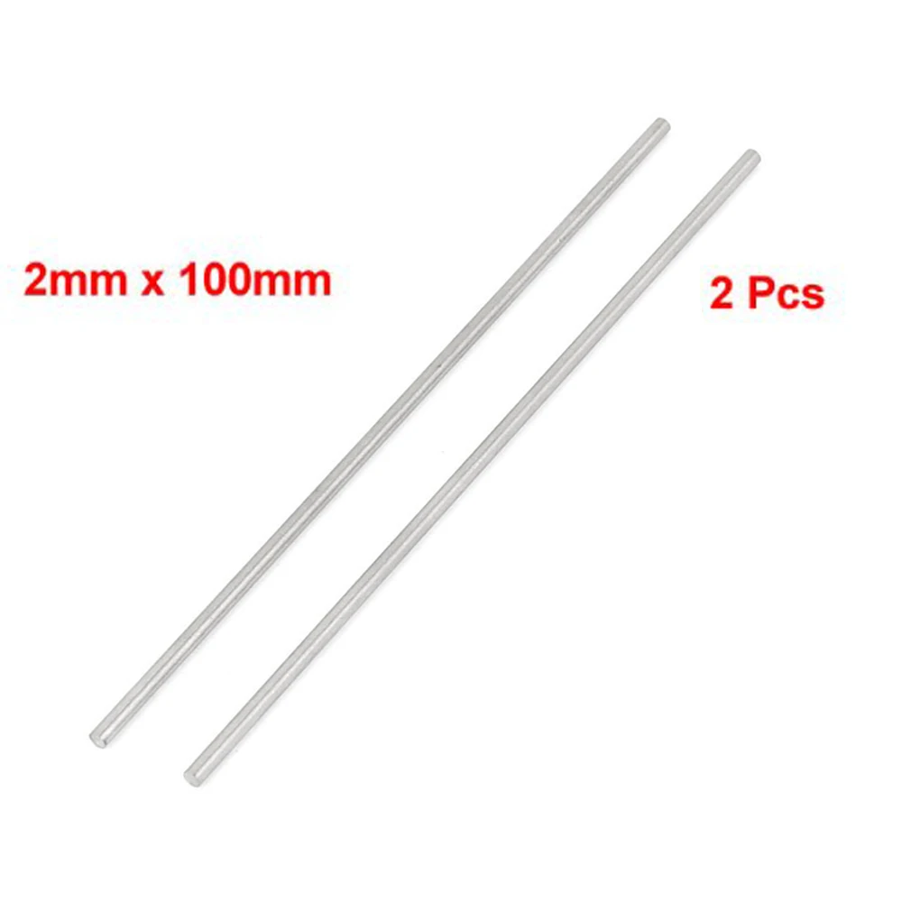 

2 Pcs HSS High Speed Steel Round Turning Lathe Bars 2mm x 100mm