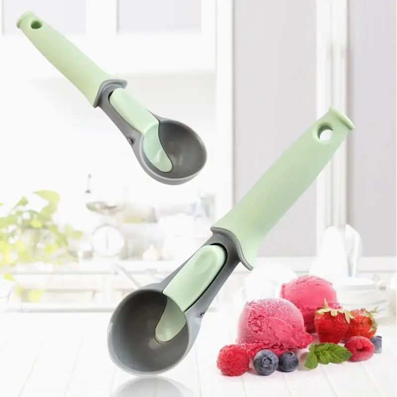 

Fruit Ice Cream Scoop Fruit Mash Scoop Ice Ball Maker Ice Cream Ball With Plastic Handle Colher Sorvete Kitchen Accessories