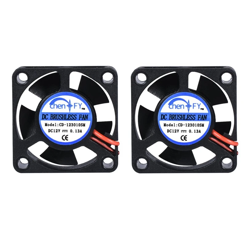 30X30X10Mm 12V 2Pin Dc Cooler Small Cooling Fan For 3D Pinter Part | Компьютеры и офис