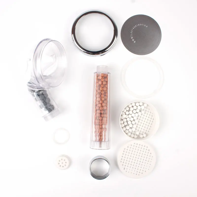 8 Cm High Pressure Bathroom Shower Head Stimulation Water -saving Filter Balls Claws Rain Shower