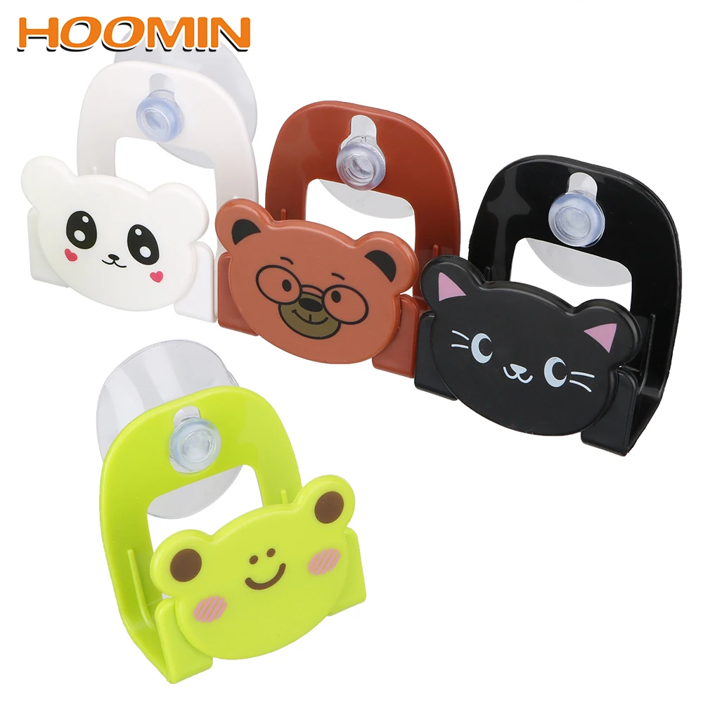 

HOOMIN Sponge Rag Holder For Cloth Sponge Wall Mounted Suction Cup Sink Holder Storage Rack Kitchen Tool Gadgets Kitchen Hooks