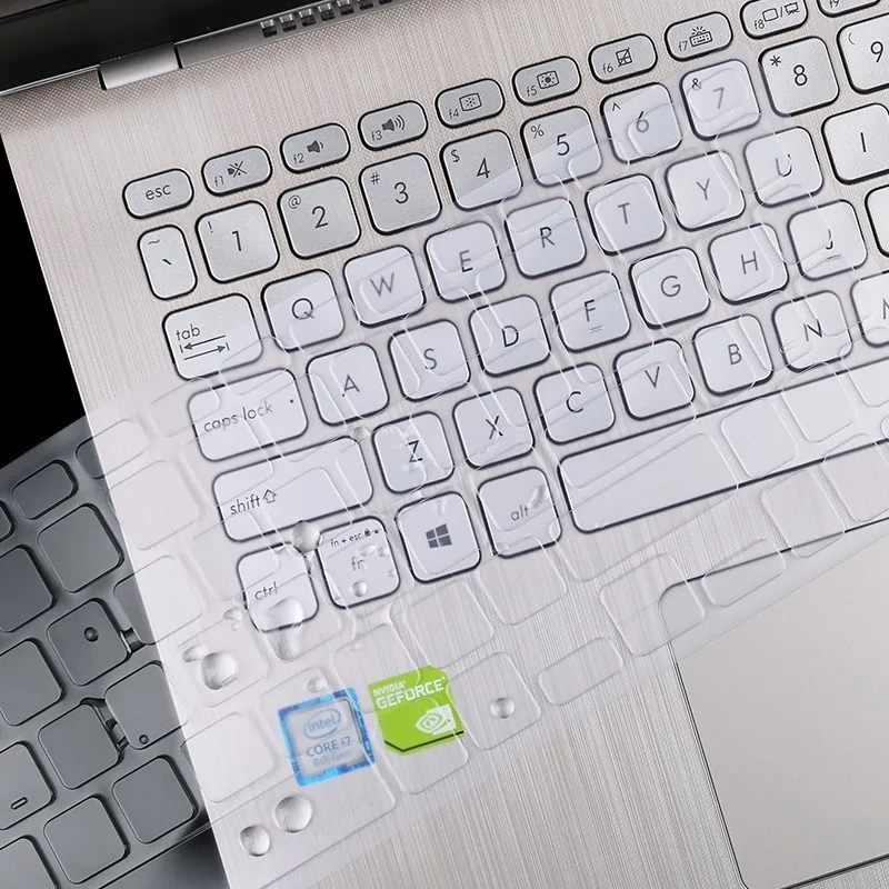  TPU keyboard protector cover film For Asus S2 S5300U 15.6 inch (With Numeric Keys) Waterproof Trans