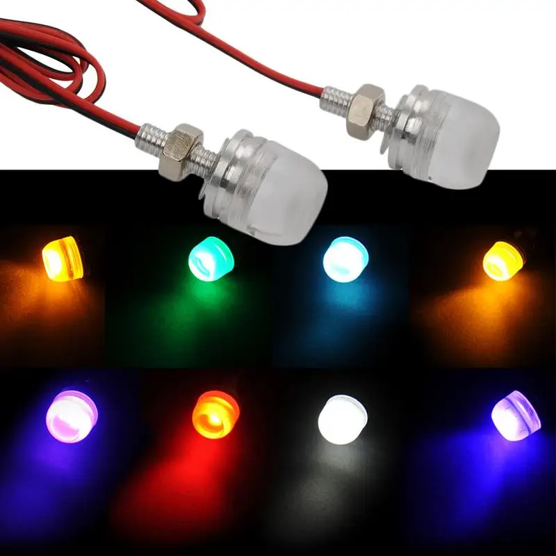 

Car Led Beads Signal Lights 12V Motorcycle Pedal Lights Electric Modification Tool Eagle Eye Lighting Scrub Accessory Headlights