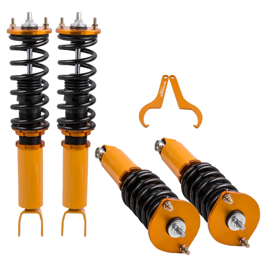 

Height Adjustable Coilovers for Nissan 300ZX Z32 89-00 Damper Suspension Damper Force Camber Plate Lowering Front Rear