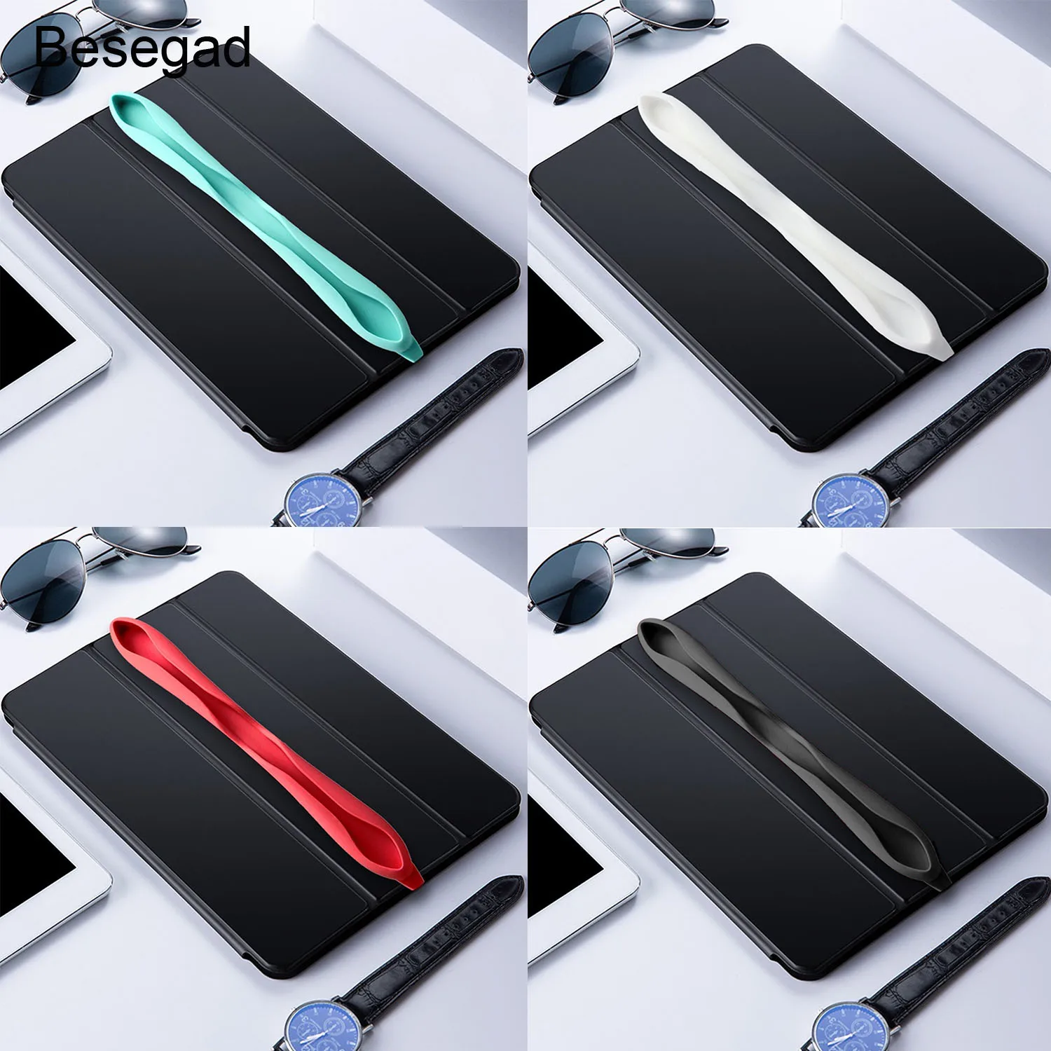 

Besegad Fashion Soft Silicone Protective Cover Case for Apple Pencil 1st 2nd Gen iPad 2018 6nd Pro 9.7 10.5 11 12.9inch