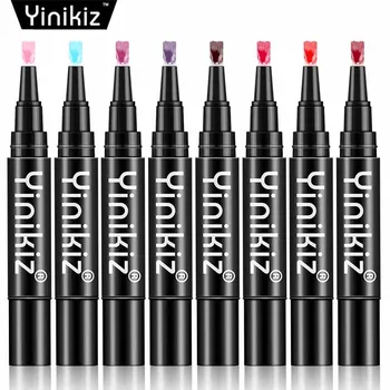 

Yinikiz Newest Hybrid UV 3 In 1 One Step Nail Gel Polish Pen Lucky Color UV Long Lasting Led Nail Varnish Manicure Gel