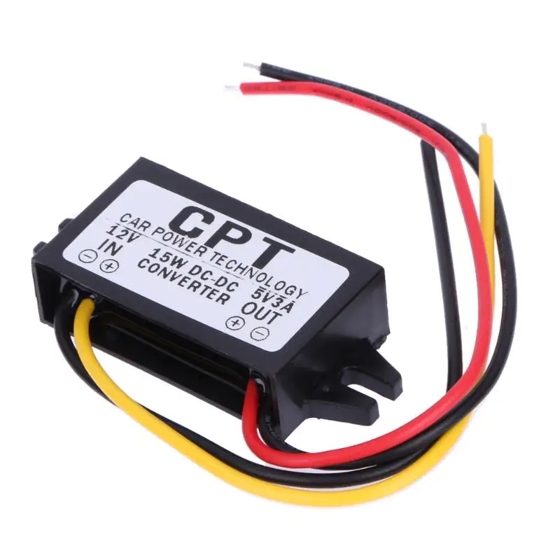 

DC to DC Converter Regulator 12V to 5V 3A 15W Car Led Display Power Supply