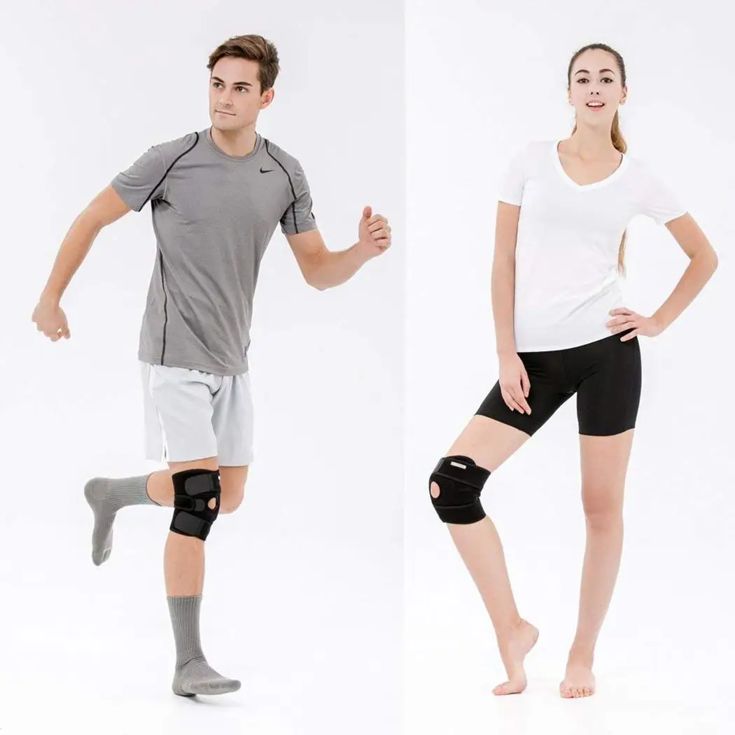 1 шт. тонкие дышащие наколенники Meniscus из силикагеля для пеших прогулок и бега