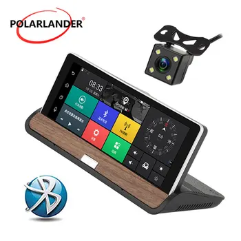 

Center Console GPS Navigation Car DVR 7 Inch Full HD 1080P Dual Lens Car Video Recorder Rear View Camera