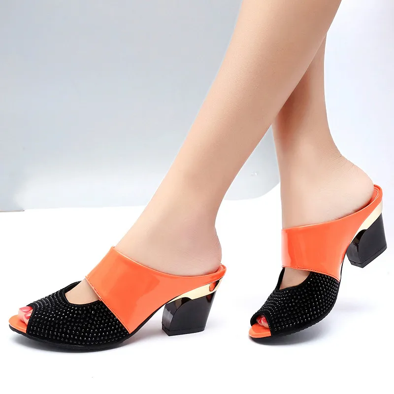 

2019 discount Woman Sandals flip flops wholesale high heels summer sandals women's shoes woman party date slippers