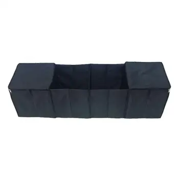 

Auto Trunk Storage Box Container Big Capacity Foldable Expandable Cargo Trunk Organizer 4 Grids Bin