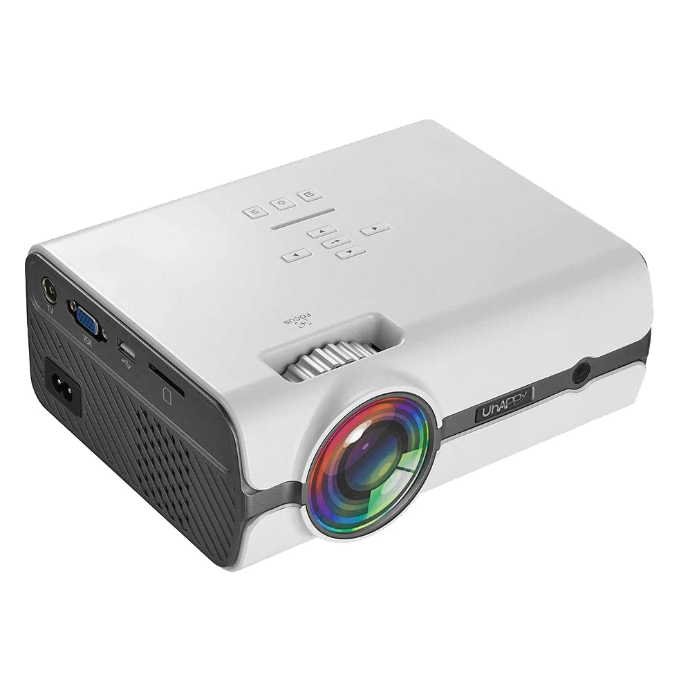 Светодиодный проектор Uhappy U45 Pro 1080P для домашнего кинотеатра (Поддержка Dlna Sd карты