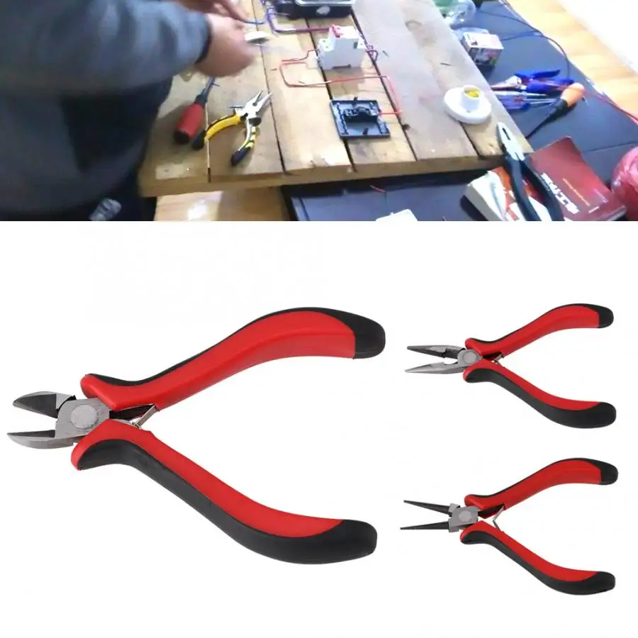 

Multi-functional Professional Beading Jewelry Pliers with Anti-slip Handle DIY Hand Tool Pliers Jewelry Making Tool for Jeweler