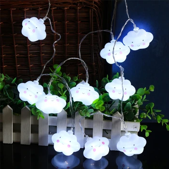 

Fairy LightsCloud 3 Metters 20L Led Light String 3AA Battery USB 6M 40L Starry Room Party Decoration Illumination Children Sleep Lamp