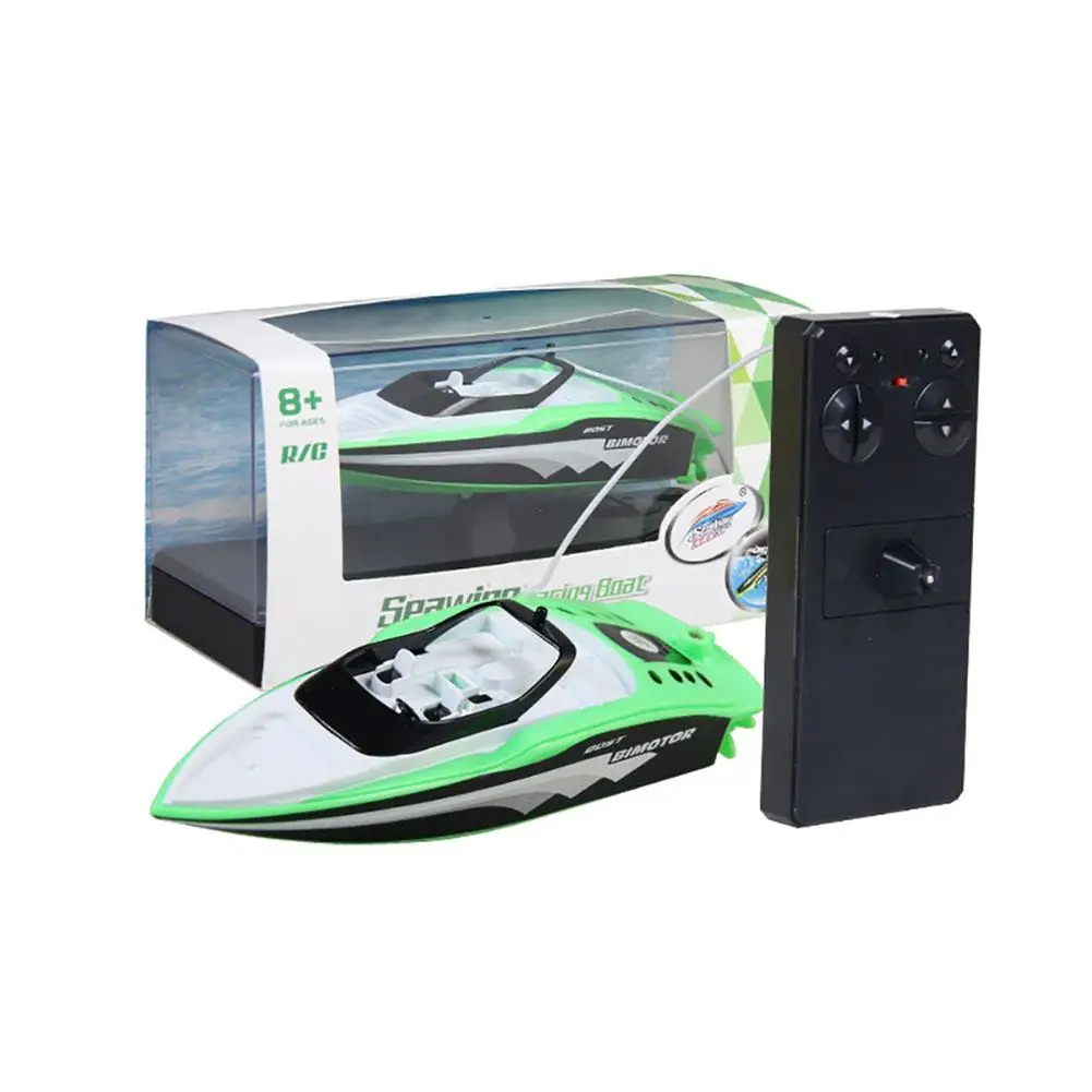 RCtown RC قارب خلق اللعب 3392 M المحمولة مايكرو RC سباق قارب سريع للتحكم الصبي هدية طفل لعبة ZK30