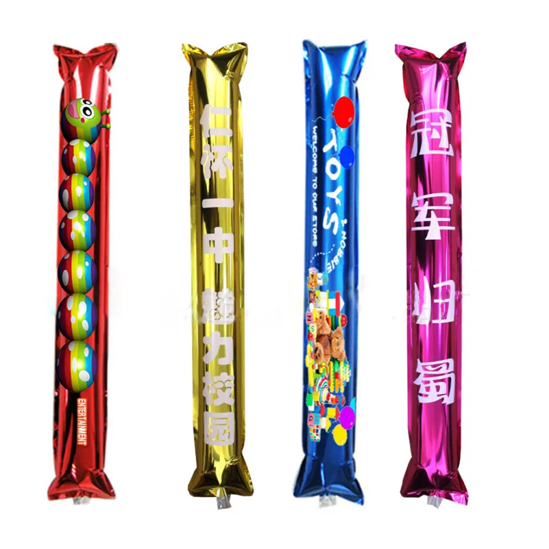 

cheer stick DIY photo /logo /text print noise maker party supplies free design inflatable cheer rods 10pcs/lot