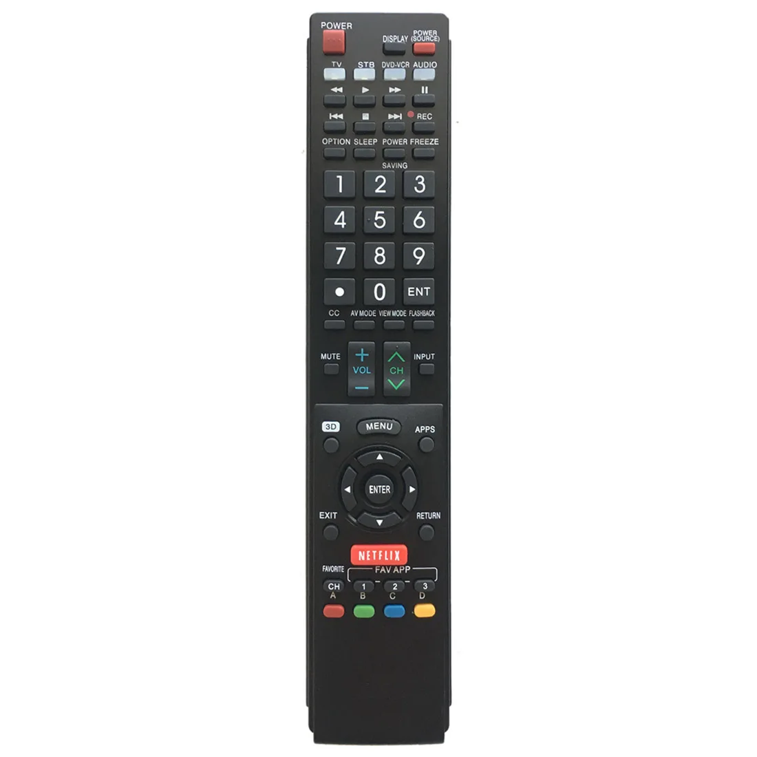 

NEW TV Remote GA890WJSA for SHARP TV GB118WJSA GB004WJSA GA935WJSA GB105WJSA