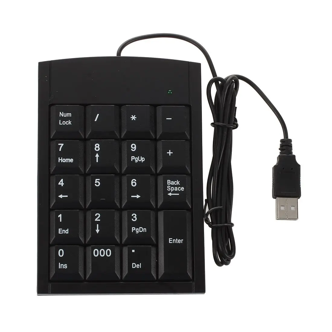 Мини Черный USB цифровая клавиатура Клавиатура для ноутбука ПК