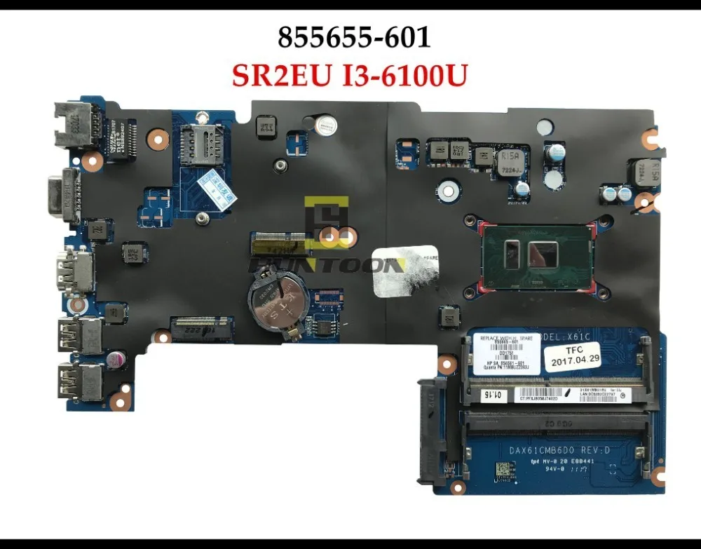 Высококачественная материнская плата DAX61CMB6D0 855665-601 для ноутбука HP Probook 440 G3 X61 SR2EU