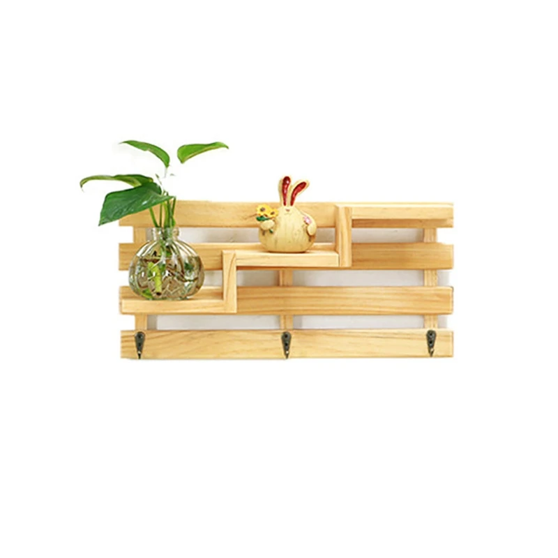 buy Wall Hanger Storage Racks Debries Storage Box Key Hanging Storage Case Phone Racks Shelf Hat Storage Hanger