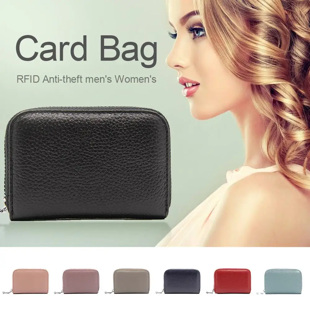 

Fashion PU Leather Function12 Bits Card Case Business Card Holder Men Women Credit Passport Card Bag ID Passport Card Wallet