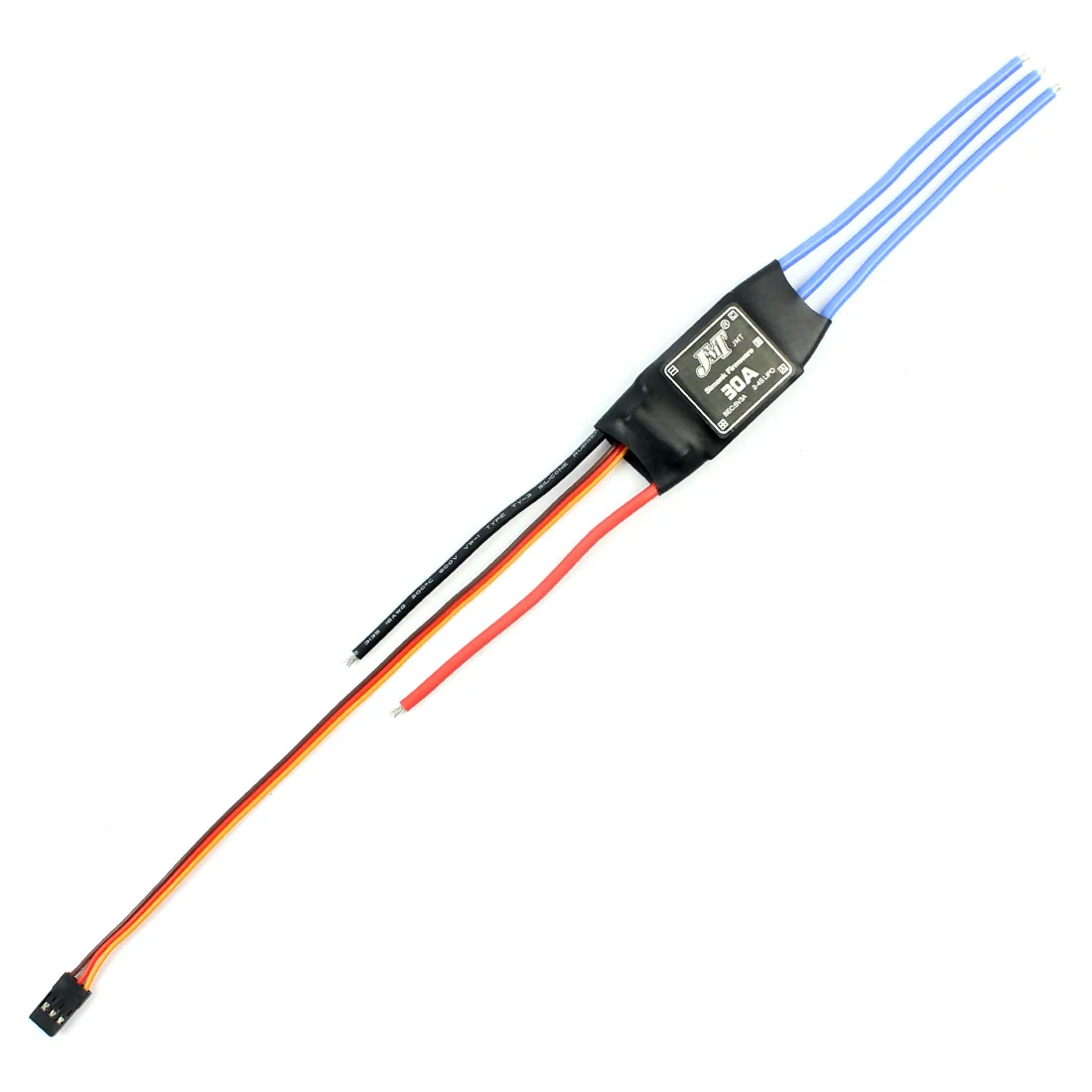 

JMT Simonk Firmware 30A ESC Electric Speed Controller with 5V 3A BEC for 2 to 4s Lipo Battery F18203