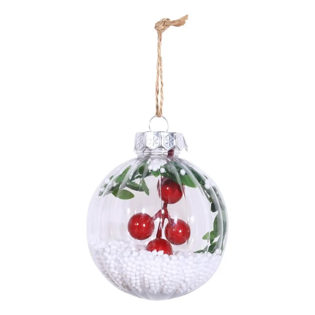 

As 2 Ornament 20g 4 Pendant Decorations Balls Hanging Picture Tree 3 1 Party Casual Unisex Home Round Christmas Clear