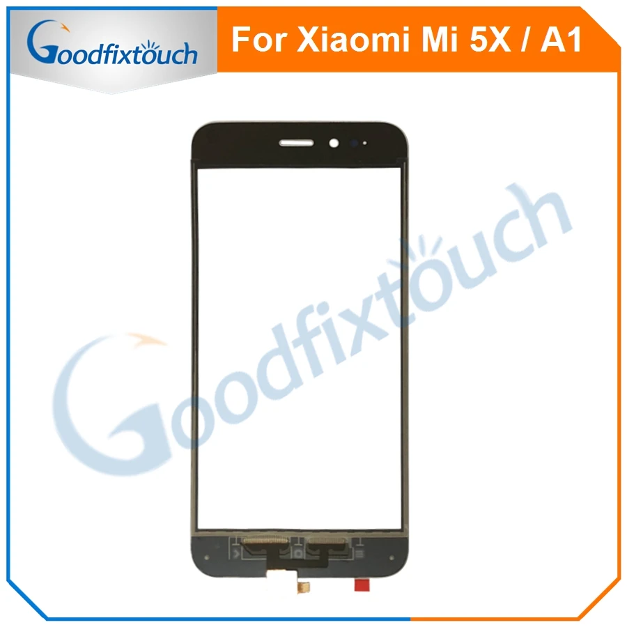 5 шт. сенсорный экран для Xiaomi 5X Mi Mi5X дигитайзер сенсор передняя стеклянная линза A1