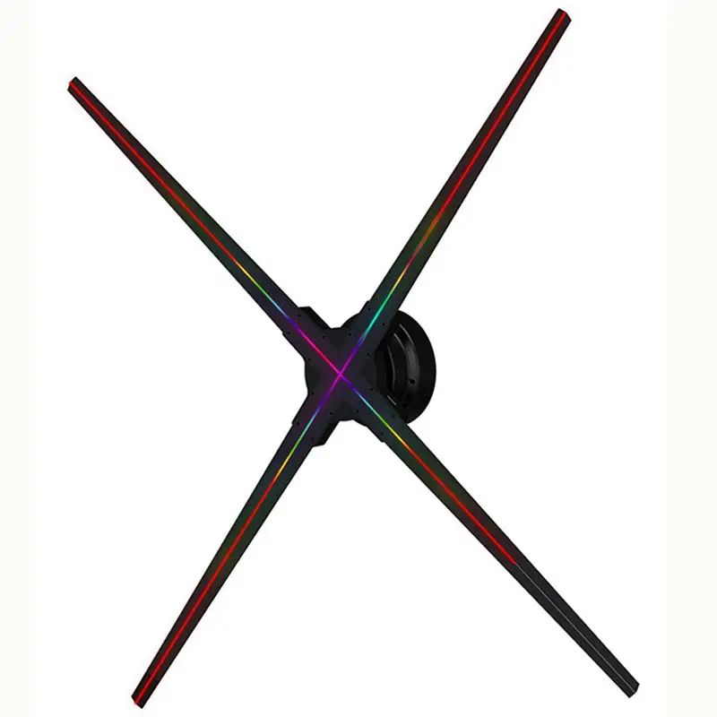 

2019 Newest high resolution 1024*1024 resolution wifi app 3d hologram led fan advertising display
