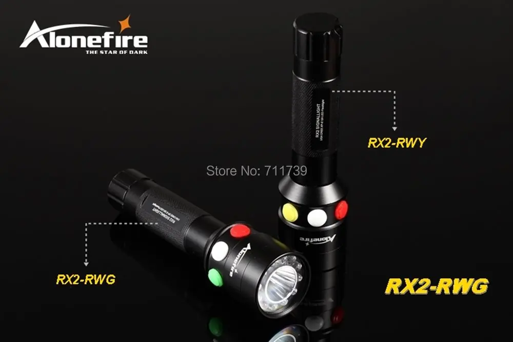 Светодиодный фонарь AloneFire RX2 для железной дороги белый красный зеленый|Фонарики и