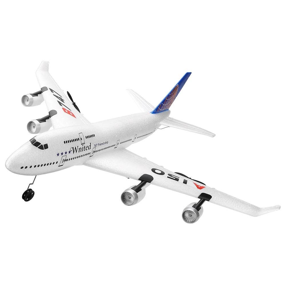 XK A150 RC Airplane Airbus B747 Model Plane 2.4Ghz 3CH RC Fixed-wing EPP Remote Control Airplane RTF Toy For Kids