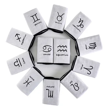 

12 Constellations Towels Embroidery Soft Cotton Face Towels Bath Beach Towels Home Absorbent Sports Towel Bathroom Supplies