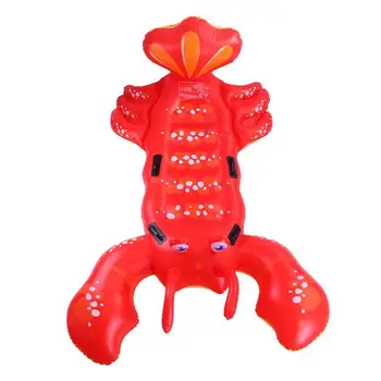

Inflatable Kids Adult Swimming Pad Lobster-shaped Pool Float Air Mattresses Summer Water Funny Swim Cushion