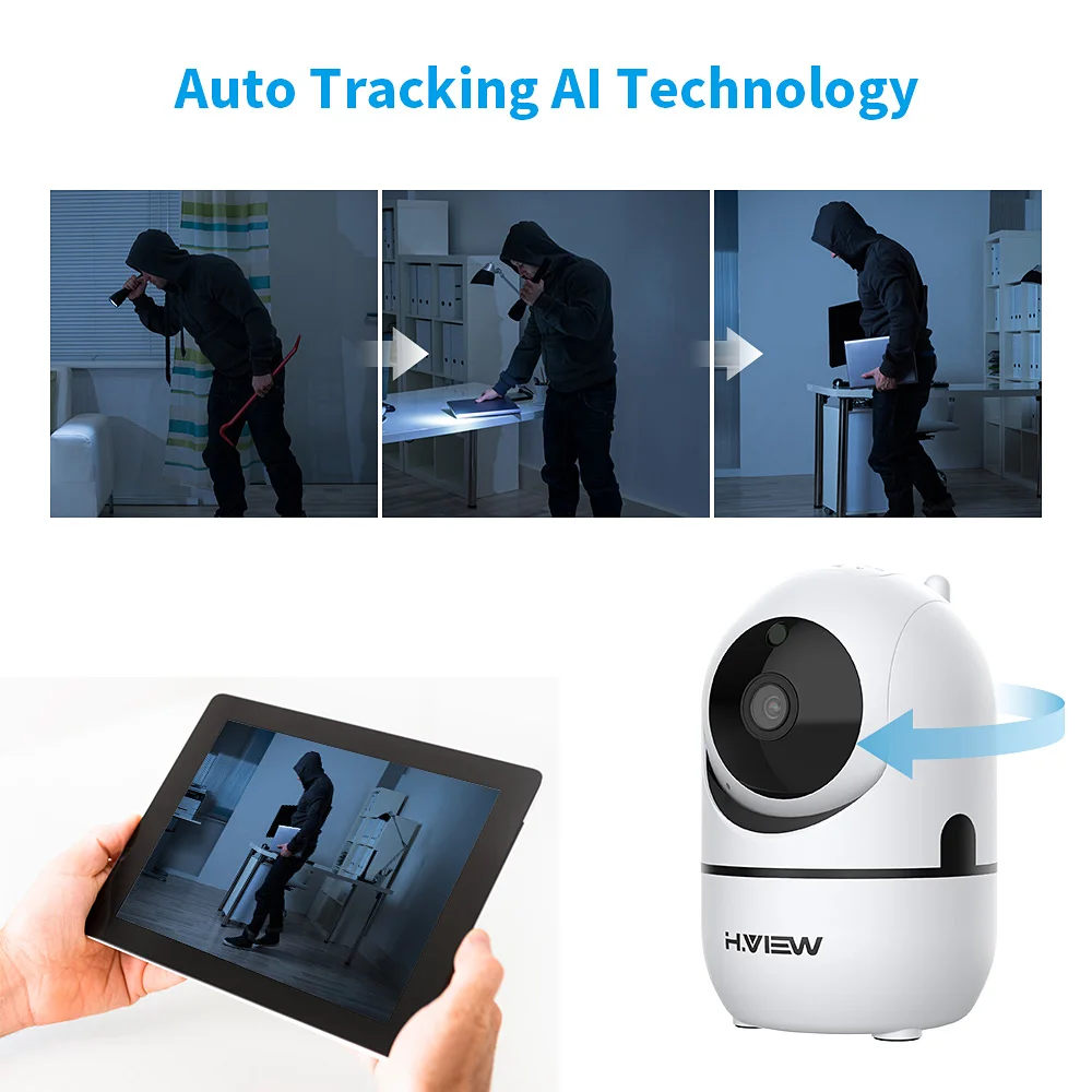 H. عرض Wifi IP كاميرا 1080 p IP كاميرا Wifi كاميرات 1080 p فيديو مراقبة كاميرات 720 p 2mp 1mp PTZ السيارات تتبع من الإنسان 2.4G