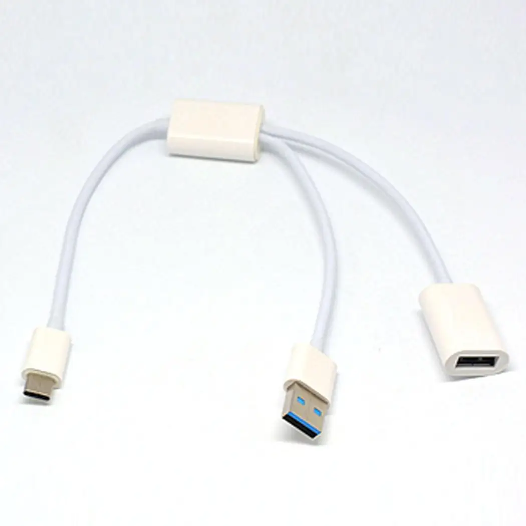 2 в 1 Многофункциональный мини USB USB3.1 Type c для USBA Female и Male C кабель зарядки передачи