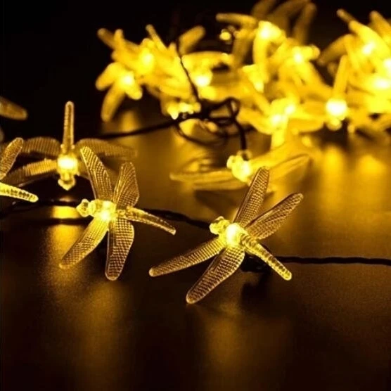 Солнечные Firefly Светодиодный свет Строка 20 Lights-8 режимов | Дом и сад