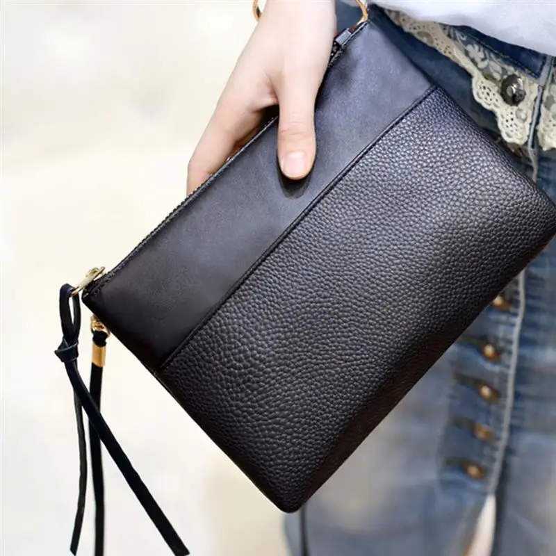 بسيط الأسود الإناث Crossbody أكياس عارضة بو الجلود حقيبة صغيرة للفتيات حقيبة ساعي رخيصة المرأة حقيبة صغيرة