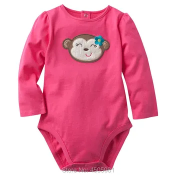 

New 2019 High Quality Cotton Branded Bebe Newborn Baby Girl Clothing Clothes Jumpsuit Creepers Bodysuits Baby Girls Bodysuits