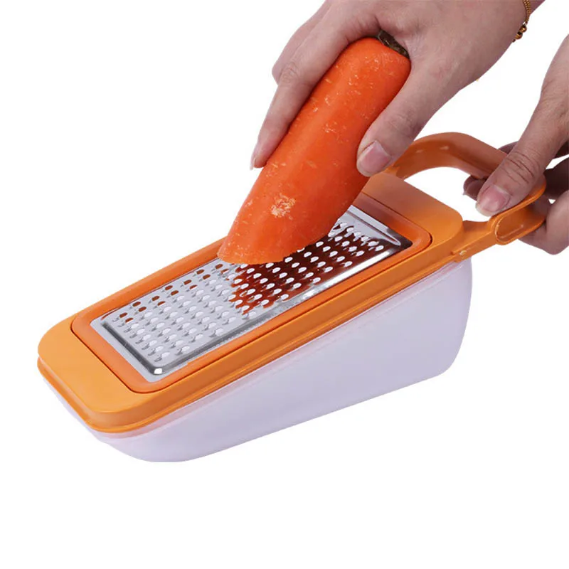 

1 Set Vegetable Slicer Kitchen Gadgets Portable Fruit Vegetable Tools Multifunctional Plastic Potato Grater Vegetable Cutter